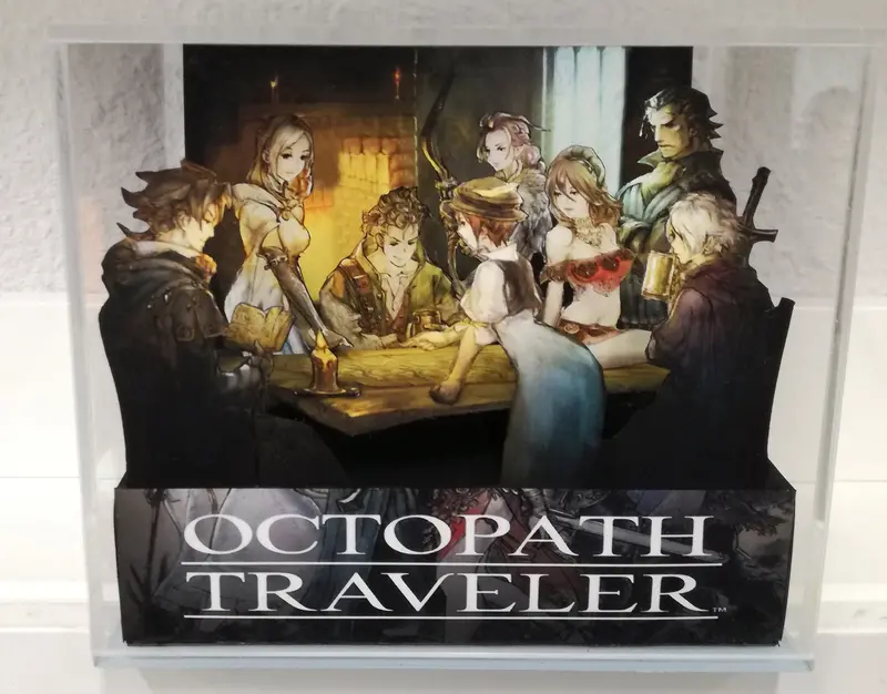 Octopath Traveler Characters Cubic Diorama 1