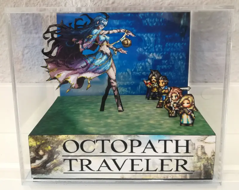 Octopath Traveler Cubic Diorama 1