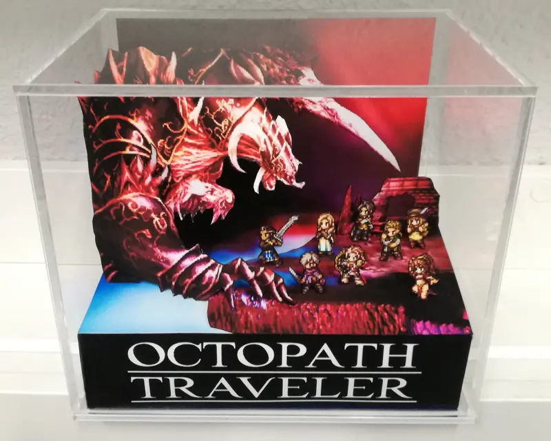 Octopath Traveler Galdera Cubic Diorama 1