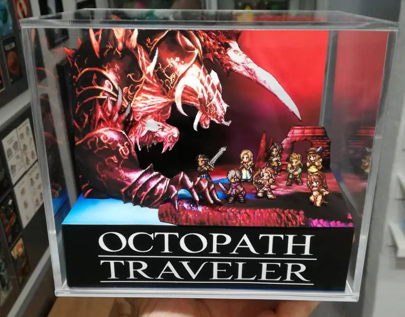 Octopath Traveler Galdera Cubic Diorama 2