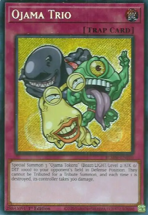 Ojama Trio [Blmm-En010] Secret Rare 1