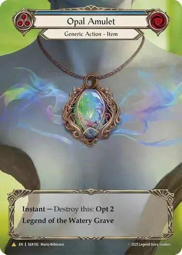 Opal Amulet (Treasure) [Sea192] (High Seas)  Cold Foil 1