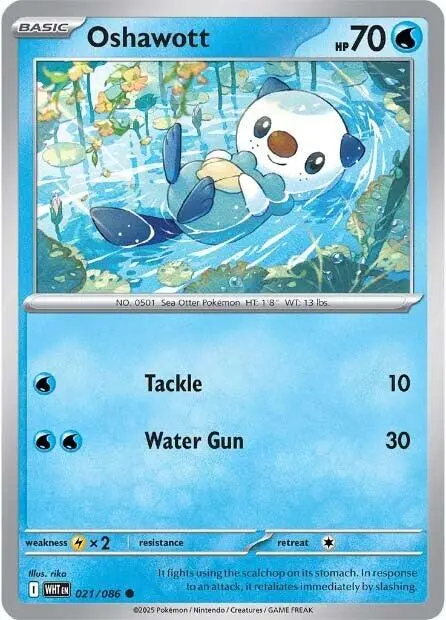 Oshawott (021/086) [Scarlet & Violet: White Flare] 1