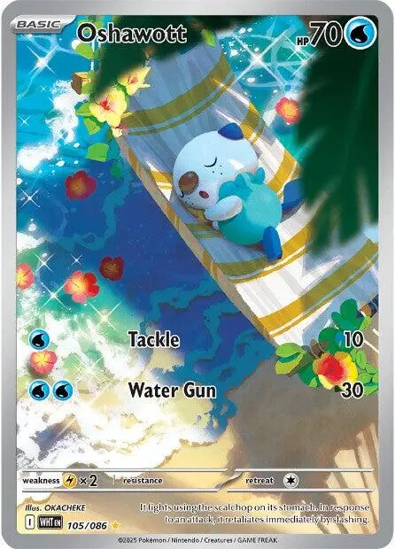 Oshawott (105/086) [Scarlet & Violet: White Flare] 1