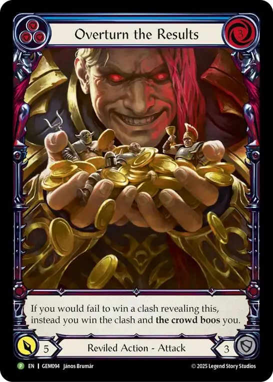Overturn The Results [Gem094] (Gem Pack 3)  Rainbow Foil 1