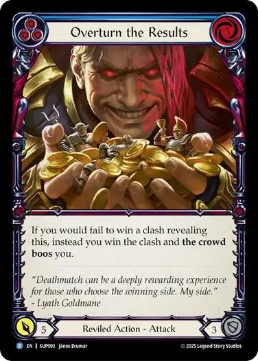 Overturn The Results [Sup093] (Super Slam)  Rainbow Foil 1
