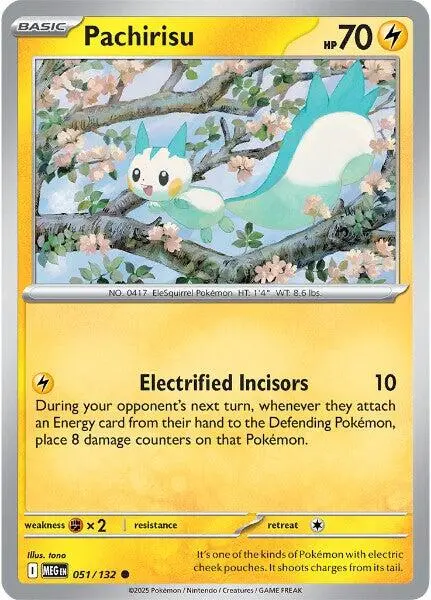 Pachirisu (051/132) [Mega Evolutions: Base Set] 1