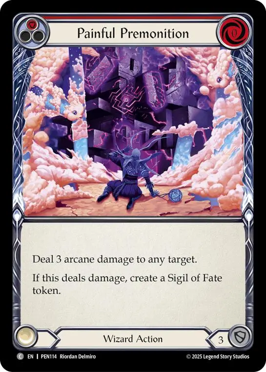 Painful Premonition (Red) (Regular) [Pen114] (Compendium Of Rathe) 1