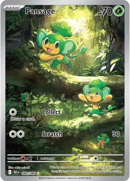 Pansage (089/086) [Scarlet & Violet: Black Bolt] 1