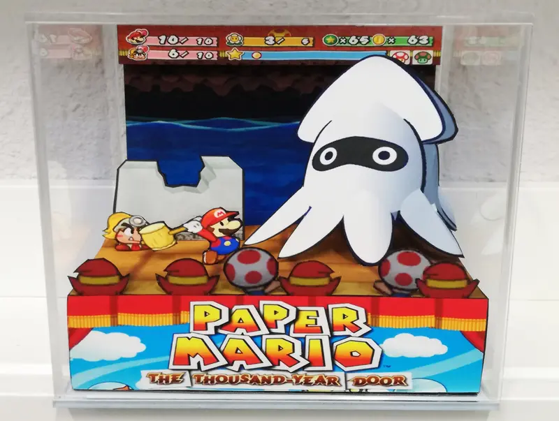 Paper Mario: The Thousand-Year Door Cubic Diorama 1