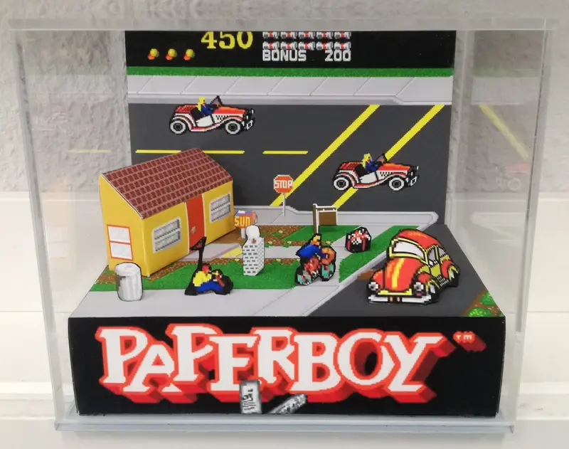 Paperboy Cubic Diorama 1