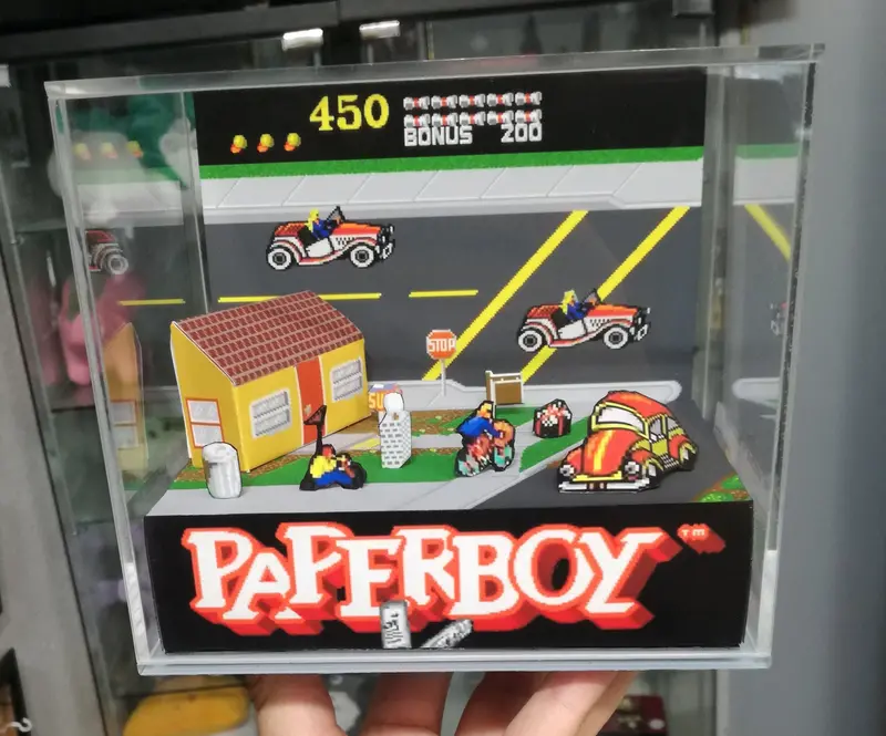 Paperboy Cubic Diorama 2