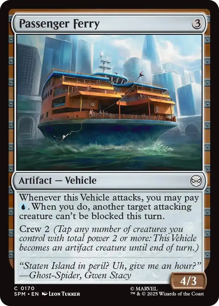 Passenger Ferry [Marvel's Spider-Man] 1