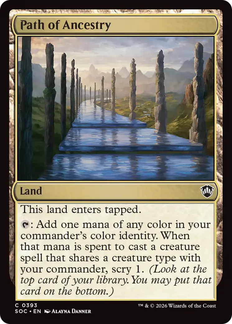 Path Of Ancestry [Secrets Of Strixhaven Commander] 1