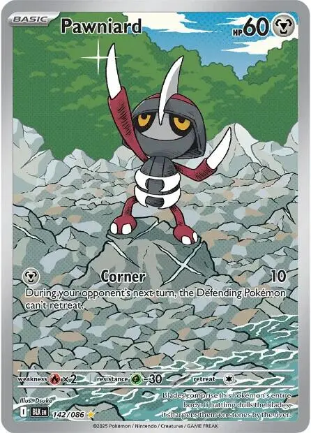 Pawniard (142/086) [Scarlet & Violet: Black Bolt] 1