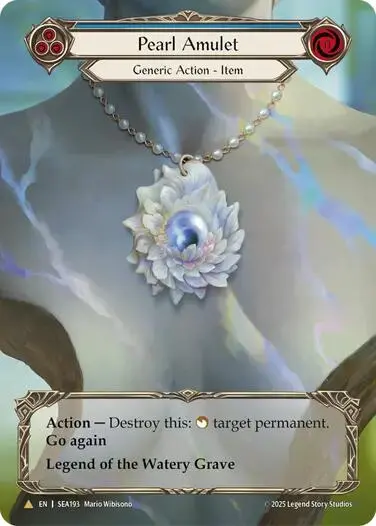 Pearl Amulet (Treasure) [Sea193] (High Seas)  Cold Foil 1