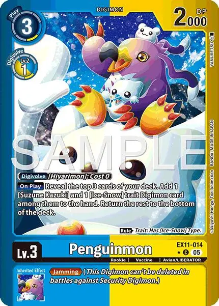 Penguinmon [Ex11-014] (Limited Foil) [Dawn Of Liberator] 1