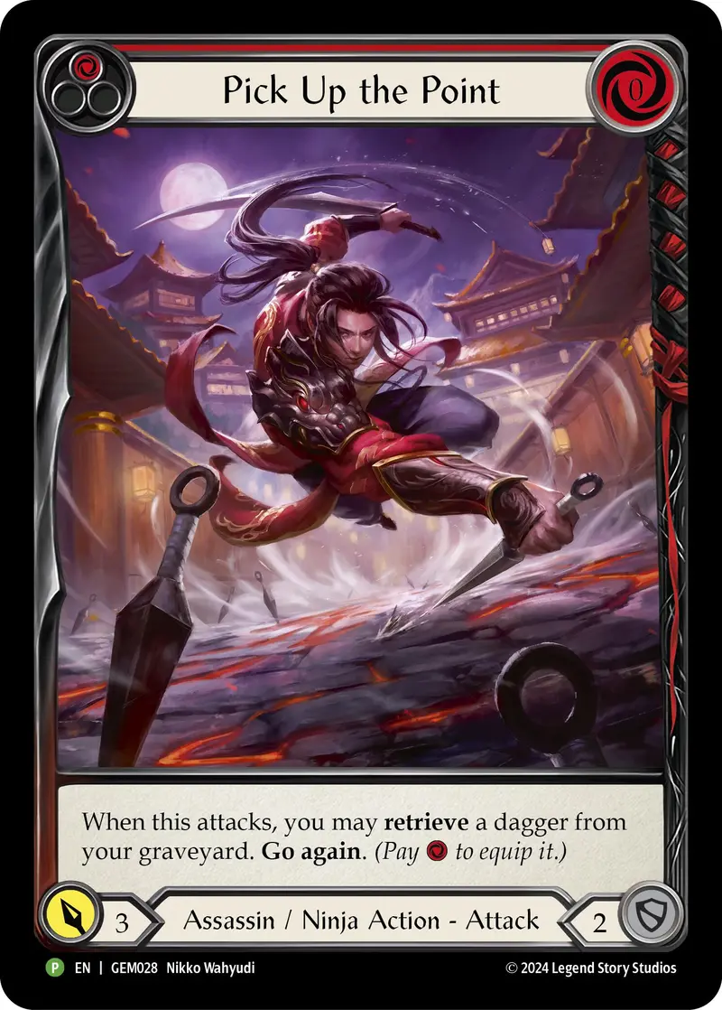 Pick Up The Point (Red) [Gem028] (Gem Pack 1)  Rainbow Foil 1