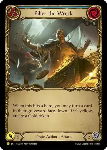Pilfer The Wreck (Blue) (Treasure) [Sea140] (High Seas)  Cold Foil 1