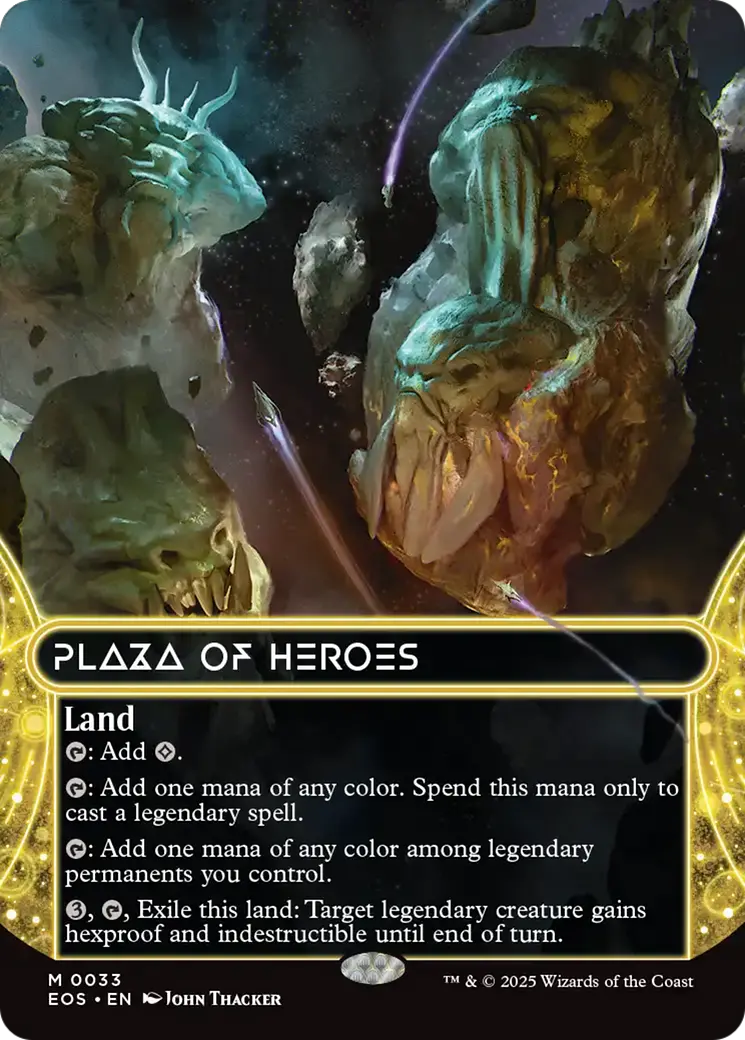 Plaza Of Heroes (0033) (Borderless) [Edge Of Eternities: Stellar Sights] 1