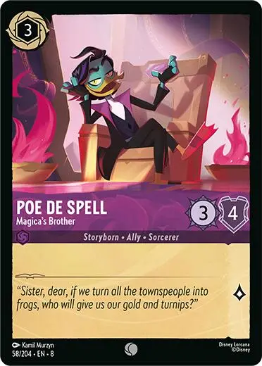 Poe De Spell - Magica's Brother (58/204) [Reign Of Jafar] 1