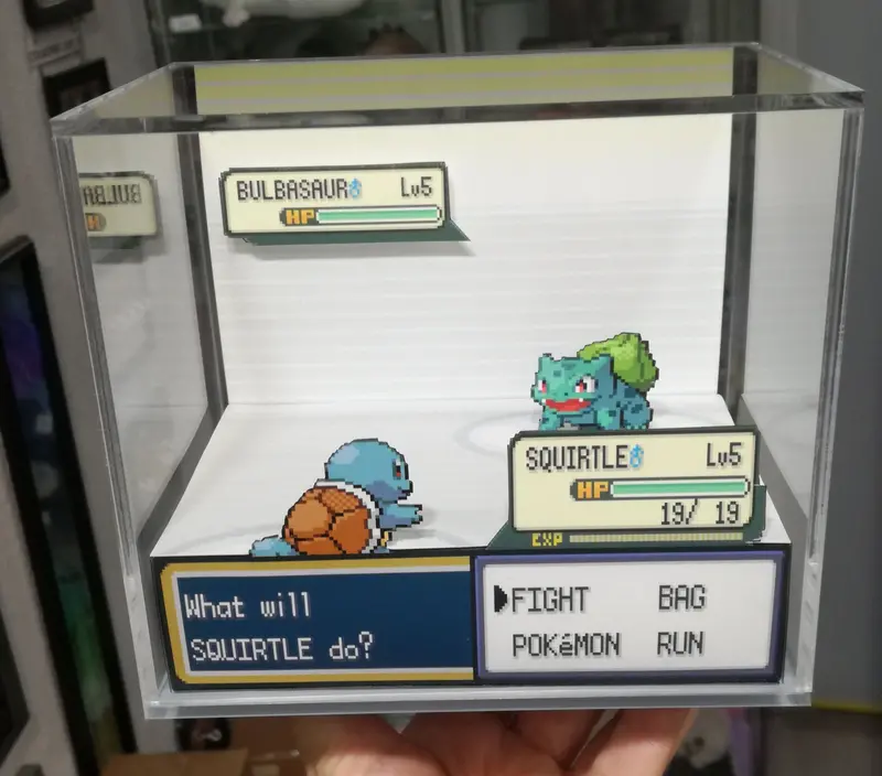 Pokemon Battle Cubic Diorama 2
