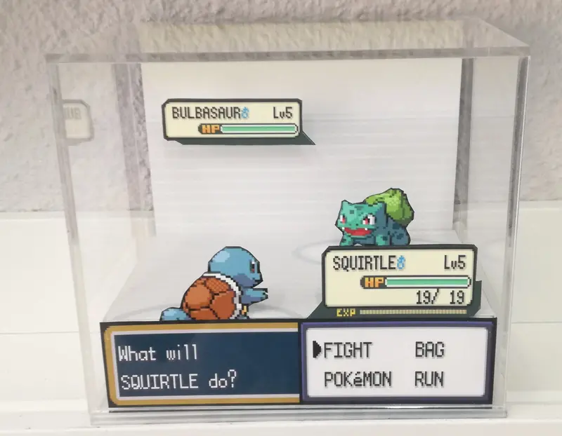 Pokemon Battle Cubic Diorama 3