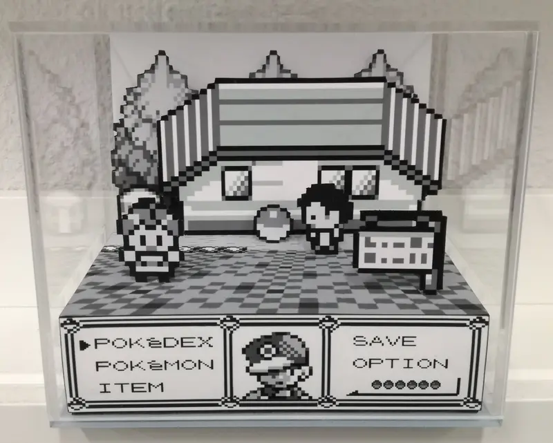 Pokemon Blue/Red First Person Cubic Diorama 1