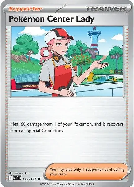Pokemon Center Lady (123/132) [Mega Evolutions: Base Set] 1