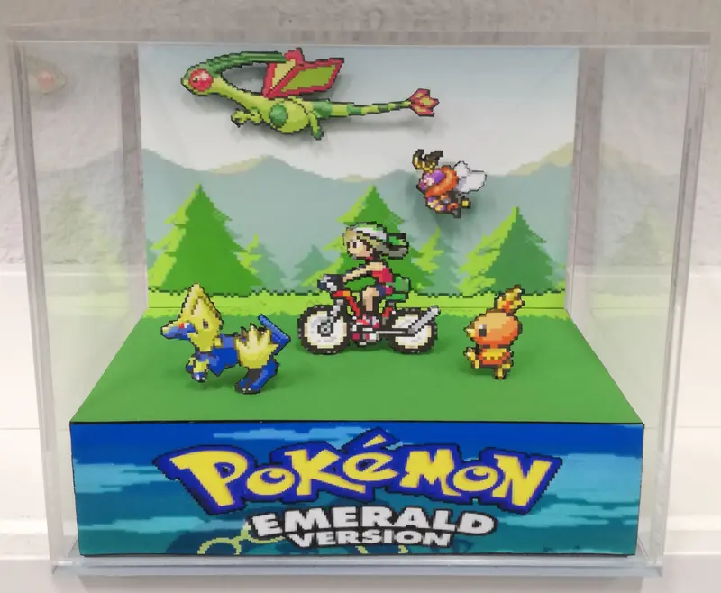 Pokemon Emerald Intro Cubic Diorama 1