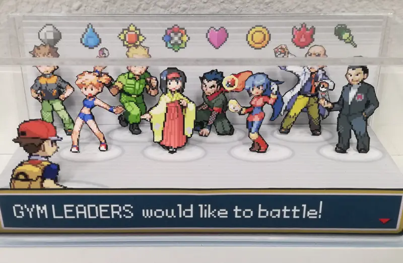 Pokemon Fire Red/Leaf Green Panoramic Cube 1
