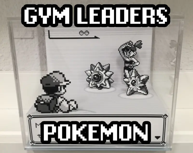 Pokemon Gym Leaders Cubic Diorama 1
