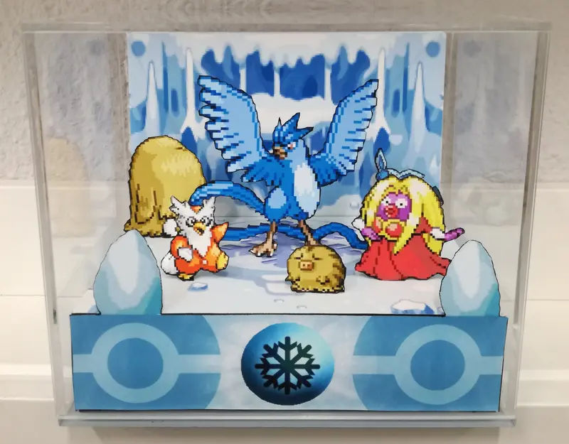 Pokemon Home Ice Cubic Diorama 1