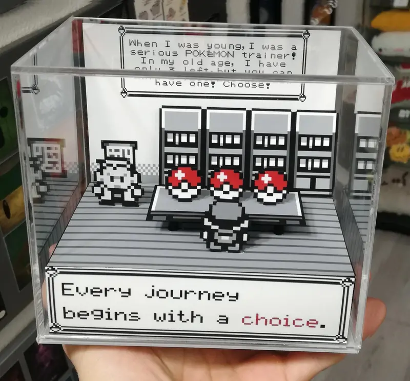 Pokemon Laboratory B Cubic Diorama 2