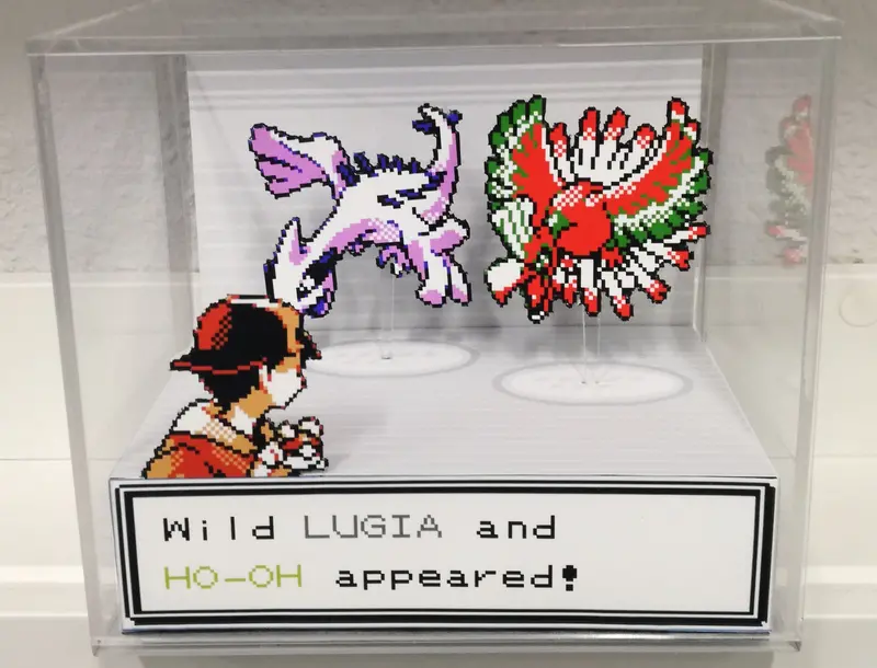 Pokemon Lugia And Ho-Oh Cubic Diorama 1