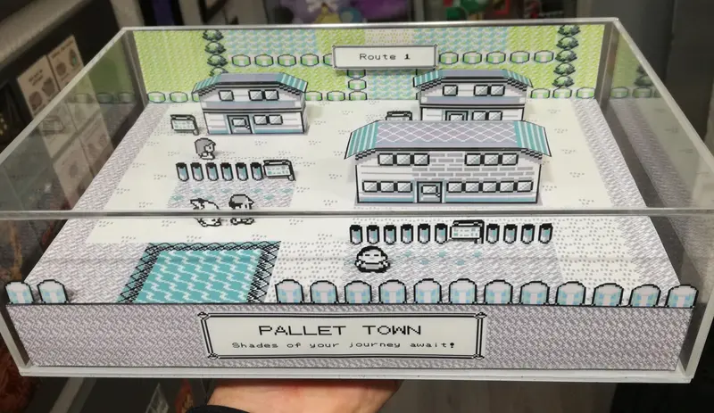 Pokemon Pallet Town Mega Cube Diorama 1