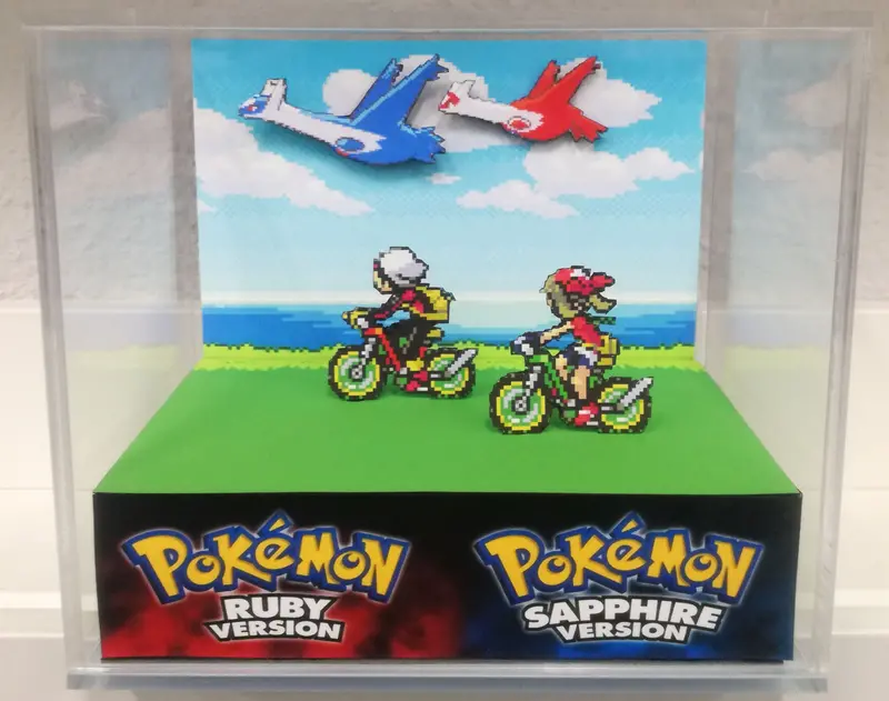 Pokemon Ruby And Sapphire Intro Cubic Diorama 1