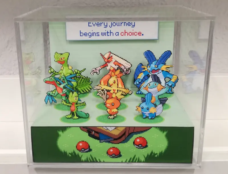 Pokemon Ruby/Sapphire Evolutions Cubic Diorama 1