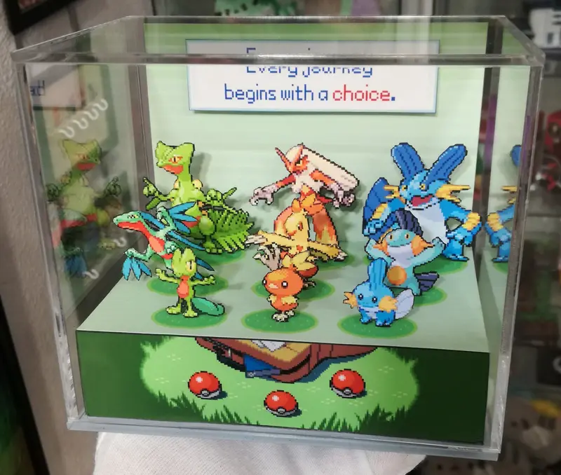 Pokemon Ruby/Sapphire Evolutions Cubic Diorama 2