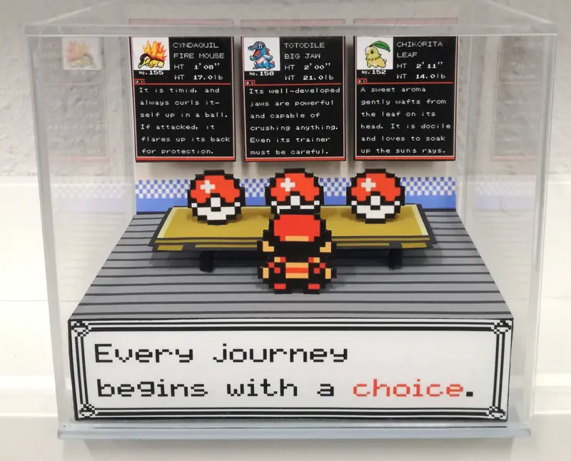 Pokemon Silver/Gold Laboratory B Cubic Diorama 1