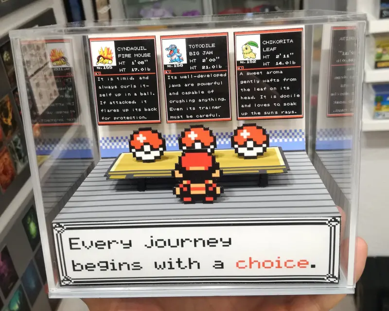 Pokemon Silver/Gold Laboratory B Cubic Diorama 2