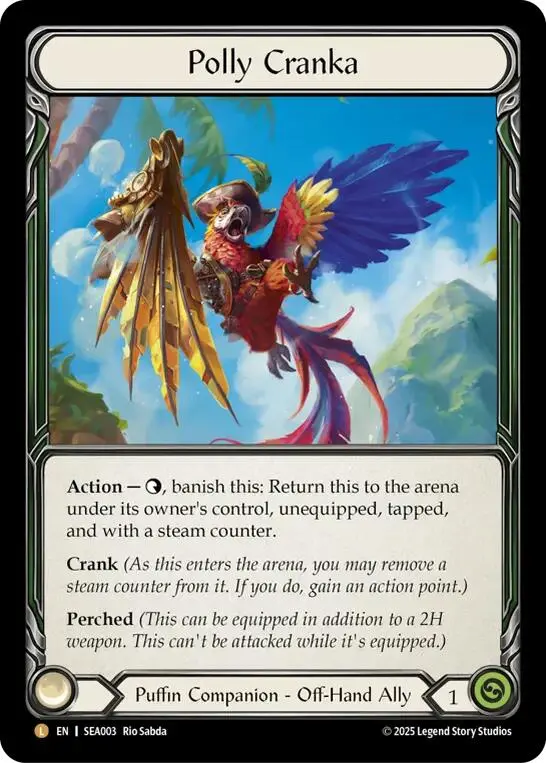 Polly Cranka (Rainbow Foil) [Sea003] (High Seas)  Rainbow Foil 1