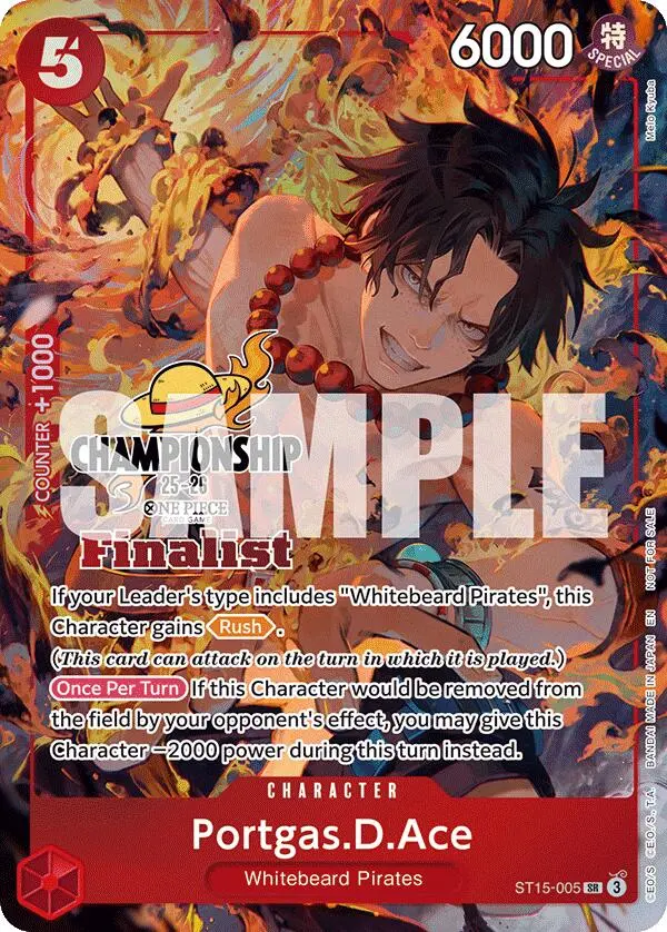 Portgas.D.Ace (Cs 25-26 Finalist Card Set 1) [One Piece Promotion Cards] 1
