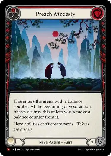 Preach Modesty [Sea252] (High Seas)  Rainbow Foil 1