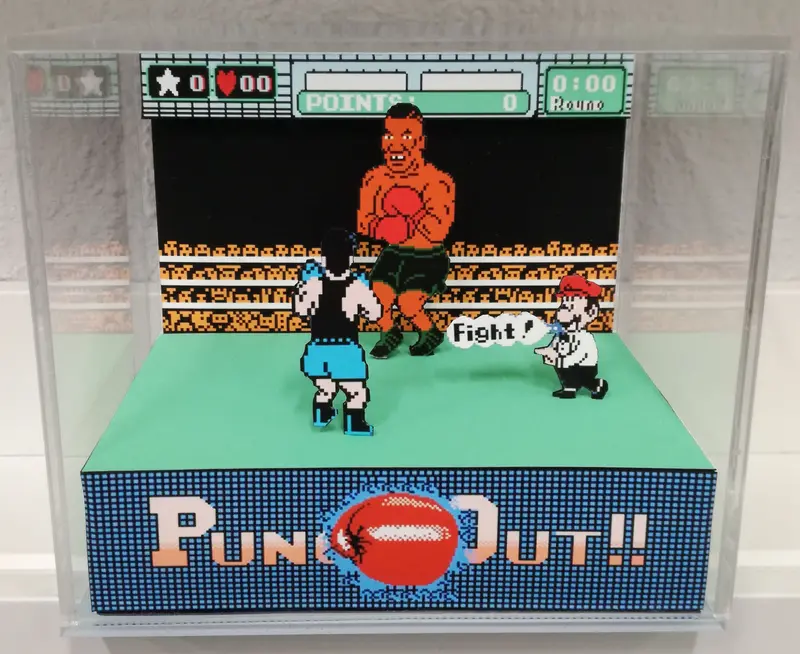 Punch-Out!!! Cubic Diorama 1