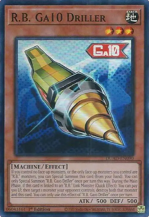 R.B. Ga10 Driller [Duad-En090] Super Rare 1