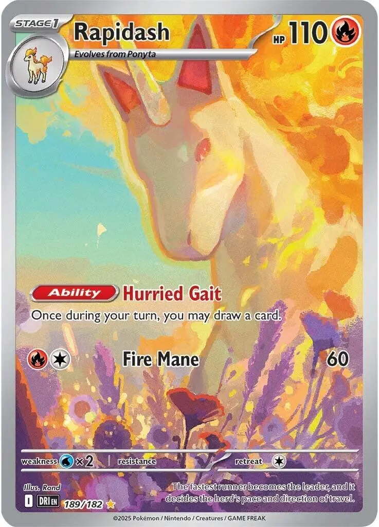 Rapidash (189/182) [Scarlet & Violet: Destined Rivals] 1