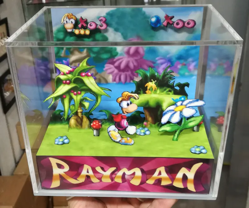 Rayman Cubic Diorama 2
