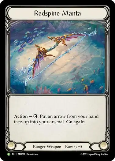 Redspine Manta [Gem039] (Gem Pack 2)  Cold Foil 1