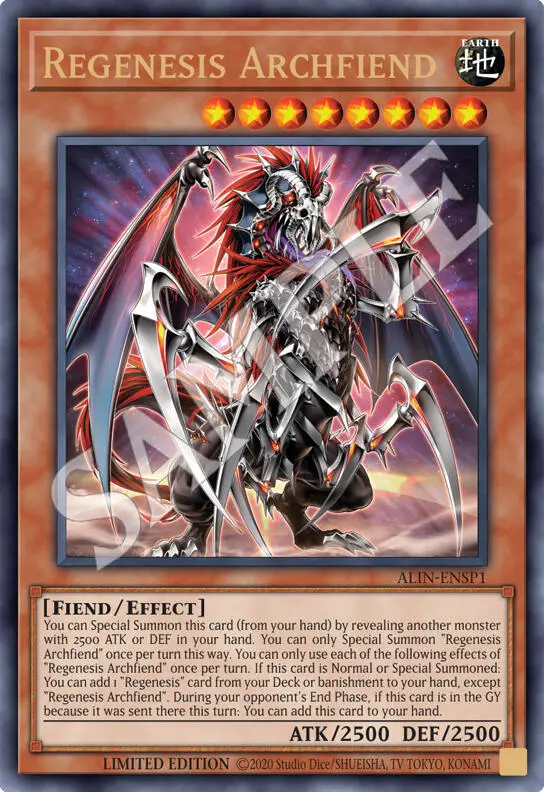 Regenesis Archfiend [Alin-Ensp1] Ultra Rare 1